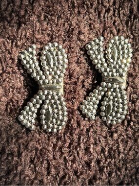 Antique Art Deco shoe clips